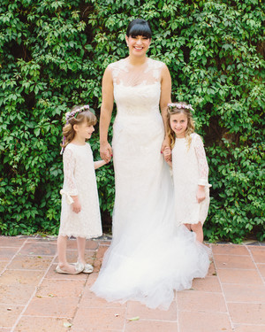 lace flower girl dresses